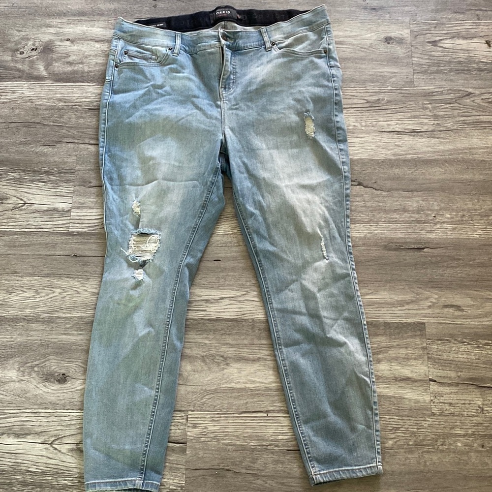 Torrid Ripped Skinny Jeans